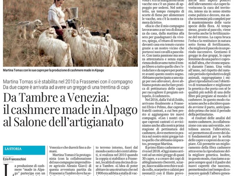 Corriere delle Alpi 05.10.24 Corriere delle Alpi